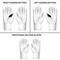 Guantes de bateo transpirables de alta calidad Diseños de béisbol de softbol con cuero de calidad Perfecto para entrenamiento y rendimiento de juego