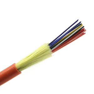 室内黄色护套多芯G652D G657A光纤仪表价格分支紧缓冲电缆