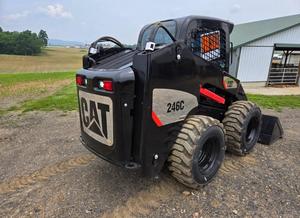 จัดส่งฟรีหนอนผีเสื้อ249D รถตักล้อหมุน erops, CAB W/ Heat & ac. Coupler อย่างรวดเร็วรถตักล้อยางระบบไฮดรอลิกเสริม - Product Image 4