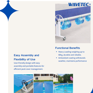 Cubierta Solar de Seguridad para Piscina de PVC Plegable, Impermeable, Duradera, Fácil de Instalar, para Uso en Exteriores, Personalizable - Product Image 2