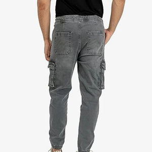 Pantalones Vaqueros de Mezclilla con Bolsillos Tipo Cargo para Hombre, Moda Urbana, Mejores Ofertas, Nueva Llegada, Servicio OEM, Alta Calidad, Venta al Por Mayor - Product Image 2