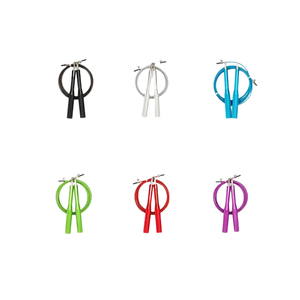 Cuerda de alta velocidad y rápida, cuerda para saltar, cuerda para saltar para Fitness, bolsa negra, juego, artículo de PVC de acero al mejor precio - Product Image 5