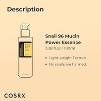 Advanced Snail 96 Mucin Power Essence 100ml Sérum pour le visage COSRX Soins de la peau à tendance acnéique