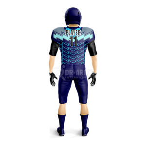Uniforme Deportivo de Fútbol Americano Transpirable de Poliéster en Oferta, Conjunto de Uniforme Personalizado para Equipos de Fútbol Americano para Adultos y Jóvenes - Product Image 2