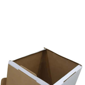 Boîtes à gâteaux carrées pliantes biodégradables écologiques portables papier compostable personnalisable pour collations gâteaux impression en relief - Product Image 4