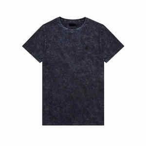 Camiseta de Algodón 100% para Hombre, Estilo Vintage, Lavado Ácido, Talla Grande, Ropa Casual con Logotipo Desgastado, Precio al por Mayor, OEM - Product Image 6