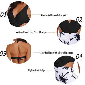 Traje de Baño Personalizado 2026 para Mujer, Traje de Baño OEM, Venta Caliente, Trajes de Baño con Estampado Personalizado, Bikini de Dos Piezas - Product Image 6