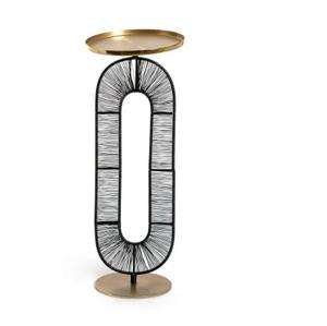 Porte-bougie en métal plaqué or, décoration d'intérieur, centre de table pour Noël, mariage, décoration à prix abordable - Product Image 5