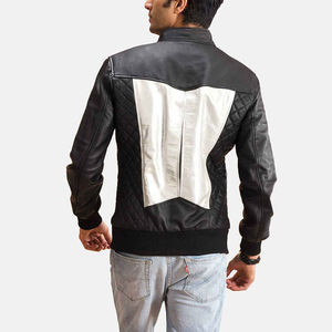2025 nueva llegada último diseño hombres invierno chaqueta de cuero de oveja hombres de cuero Real última chaqueta de motorista de piel de oveja para hombre - Product Image 3