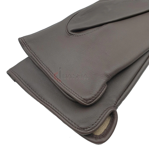 Venta al por mayor de invierno guantes de cuero genuino impermeable cálido pantalla táctil de conducción de la motocicleta ciclismo al aire libre negro guantes de moda - Product Image 3