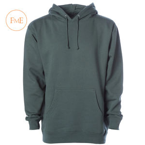 Sudadera con capucha extragrande de peso pesado personalizada para hombre, bordado de hojaldre 3D de alta calidad y estampado de diamantes de imitación para invierno - Product Image 4