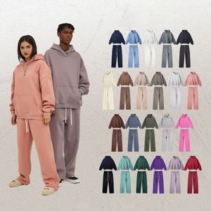 Sudadera con capucha de lujo personalizada Streetwear 400gsm 100% algodón sudaderas con capucha de hombre en blanco de gran tamaño fabricantes para ropa de aduana - Product Image 1