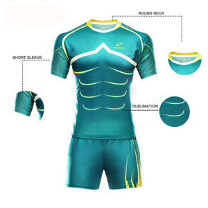 Uniforme de rugby pour hommes pour adultes Ensemble personnalisé avec manches complètes confortables et respirantes Fabriqué au Pakistan - Product Image 3