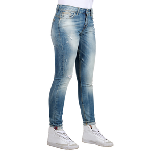 กางเกงยีนส์ทรงสกินนี่เข้ารูปสำหรับผู้หญิงผ้า98% ผ้ายืดใส่สบายซักได้2% - Product Image 4