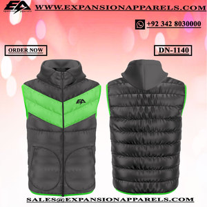Veste bouffante sans manches en polyester 100% de haute qualité pour hommes, manteau d'hiver lavable, motif chauffant, caractéristiques-Fabricant - Product Image 5