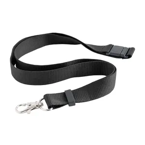 Personalized Neck Ribbon with Carabiner Clip for Displaying Badges & Accessories - Product Image 3