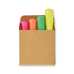 Personalized HIGH4 Highlighter Set with Promotional <b>Memo</b> <b>Pad</b> for Custom Gadgets - Product Image 5