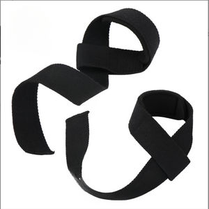 Logo personnalisé Nylon coton Gym haltérophilie sangles de poignet Powerlifting enveloppes pour la musculation et Deadlifts Fitness Protection - Product Image 5