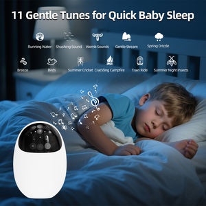 Kursi Goyang Bayi Otomatis Isi Ulang USB dengan Modul Bluetooth, Getaran yang Dapat Disesuaikan, Lampu LED, Penenang Bayi Bebas Genggam - Product Image 6