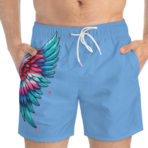 กางเกงขาสั้นตาข่ายของผู้ชายกางเกงขาสั้นตาข่ายแบบลำลองมีกระเป๋าด้านข้างพิมพ์โลโก้ตามสั่ง - Product Image 3