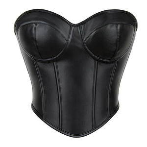 Corset en cuir pour femme, best-seller, pour usage extérieur, vêtement de mode durable - Product Image 1
