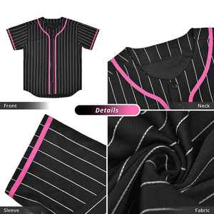 OEM Custom Breathable Quick Dry <b>Baseball</b> Jersey with Classic Design Lightweight Fabric for Team Uniforms and Casual Wear - Product Image 3