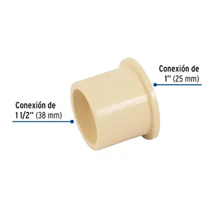 Foset 1-1/2 \ "X 1 'CPVC Caja de reducción de buje de 4 unidades Accesorios de tubería - Product Image 2