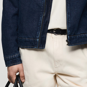 Chaqueta Vaquera Informal de Mezclilla Personalizada de Alta Calidad, Resistente al Viento y Ecológica, de Color Sólido para Hombre, Chaquetas Vaqueras de Moda Primavera 2026 - Product Image 3