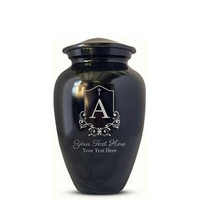 Urna Funeraria Personalizada para Cenizas de Adultos, Hombres y Mujeres, Urna de Aluminio Grabada con Nombre y Fecha, Color Negro, Tamaño Personalizado - Product Image 2