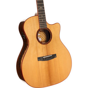 Guitarra Acústica/eléctrica de Cocobolo Grand Auditorium de alta calidad auténtica nueva de OEM garantía de 3 años lista para enviar - Product Image 3