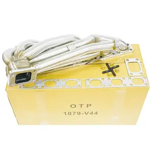 OTP Exhaust Pipe For BM* E36 325i 328i GT35 Top Mount T3 T04E Manifold High Performance SUS304 Stainless Steel