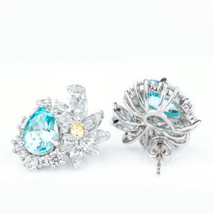 Juego de Joyería de Zafiro con Piedra Principal de Diseño Original, Collar y Colgante Paraíba - Product Image 3