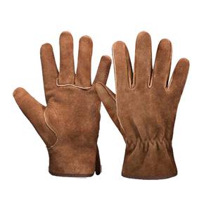 NOUVEAU Gants de conduite en cuir de chèvre et peau de vache avec protection respirante pour les mains Gants en cuir pour hommes - Product Image 2