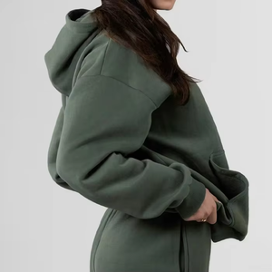 Women's Standard <b>Hoodie</b> Heavyweight Oversized Casual Hoody Anti-pilling 450g Fleece Custom Logo Autumn/Winter Wear - Product Image 5