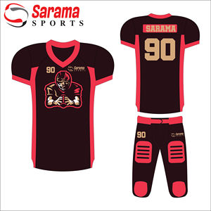 เสื้อเจอร์ซีย์อเมริกันฟุตบอลผ้าลายทแยง2022สำหรับเยาวชนชุดอเมริกันฟุตบอลตามสั่ง - Product Image 3