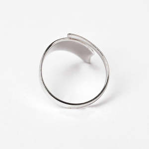 NOVAMART Fine Designer 925 Sterling Silver <b>Finger</b> <b>Ring</b> Geometric Pattern with Oval Cut Diamond Platinum Rhodium Plating Fine Jew - Product Image 5