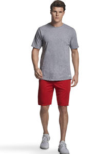 Vente en gros T-shirts en vrac T-shirt uni de couleur grise pour hommes T-shirt à manches courtes 100% coton pour hommes logo personnalisé - Product Image 3