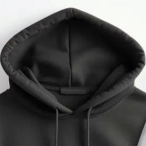 Sudadera con capucha de color gris y negro personalizada, forro polar de algodón con colores personalizados y bordado al mejor precio, gran oferta, Sudadera con capucha Unisex - Product Image 3