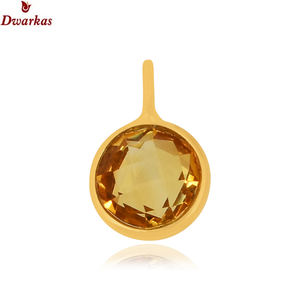 Collares de plata de ley 925 con baño de oro amarillo de 18k y amatista, personalizados al por mayor, para mujer - Product Image 4