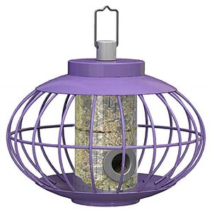 Ak Brass The Nutter Helix Seed Feeder, comedero para pájaros colgante de metal y color diferente - Product Image 1