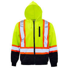 Customized Hi Vis ANSI Class 2 Safety Jacket with LED Flash and Bright <b>Silver</b> Reflective Strip Safety Clothing - Product Image 4