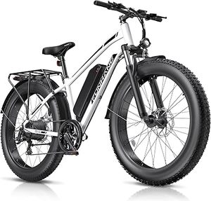 Bicicleta Eléctrica MX04 2024 Nueva en Oferta, 48V 750W, BAFANG 15Ah, Bicicleta de Montaña Eléctrica con Frenos de Disco Hidráulicos, Neumáticos Anchos, Bicicleta Eléctrica Cruiser - Product Image 1