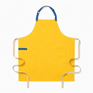 Custom Logo Custom Reusable Cotton Women Waterproof Promotional Cotton <b>Kitchen</b> <b>Apron</b> for Waiter <b>Apron</b> - Product Image 5
