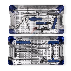 Juego de Instrumentos Quirúrgicos de Fijación Espinal Mínimamente Invasiva con Tornillo Pedicular de Brazo Largo de Acero Inoxidable para Ortopedia - Product Image 1