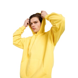 Vente en gros de sweat à capuche uni pour hommes pull en molleton de coton sweat à capuche doux et chaud pour l'hiver logo personnalisé OEM ODM fourniture en usine - Product Image 4