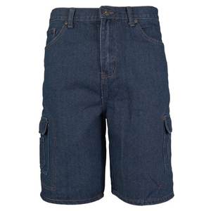 Shorts de Mezclilla de Verano para Hombre, Cintura Media, Bordados, Elásticos, Rotos, Ajustados, Rectos, 100% Algodón, Estilo Vintage, Deportivo, Moda Urbana, Negro - Product Image 3