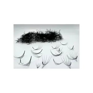 Junzo Lash Hot Product Premade Fans 5D Manufacture Made in Vietnam C CC D Curl Natural Long Eyelashes Extention Company