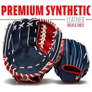 Construcción ligera y transpirable para facilitar el movimiento Guantes de béisbol Diseño de ajuste ergonómico Guantes de béisbol con movimiento de mano natural - Product Image 2