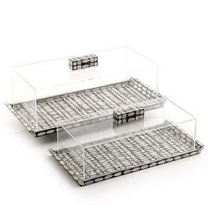 ที่วางเค้กแบบฝังกระดูกทำด้วยมือสำหรับตกแต่งงานอีเวนต์และงานเลี้ยงฉลองเค้กแบบทันสมัย - Product Image 3