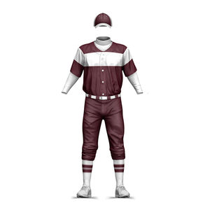 Uniforme de Béisbol Unisex de Secado Rápido, Anti-Bacteriano y Anti-UV, 100% Poliéster Transpirable, para Equipos Deportivos, Gran Venta - Product Image 2